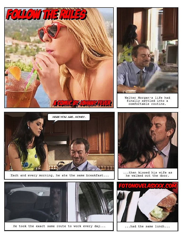 follow the rules photo comic pag1